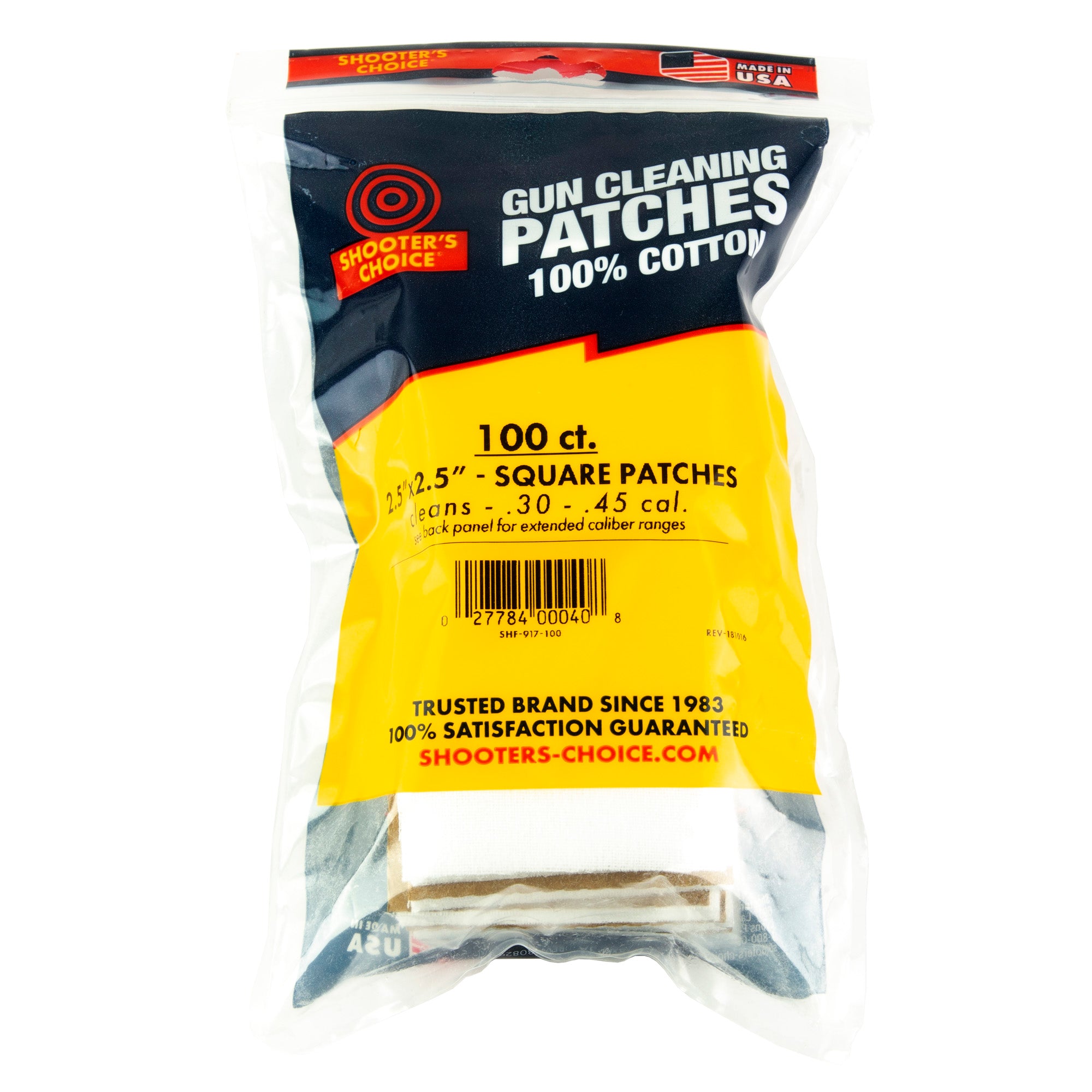 SHOOTERS CHOICE 100PK 2.5 PATCH