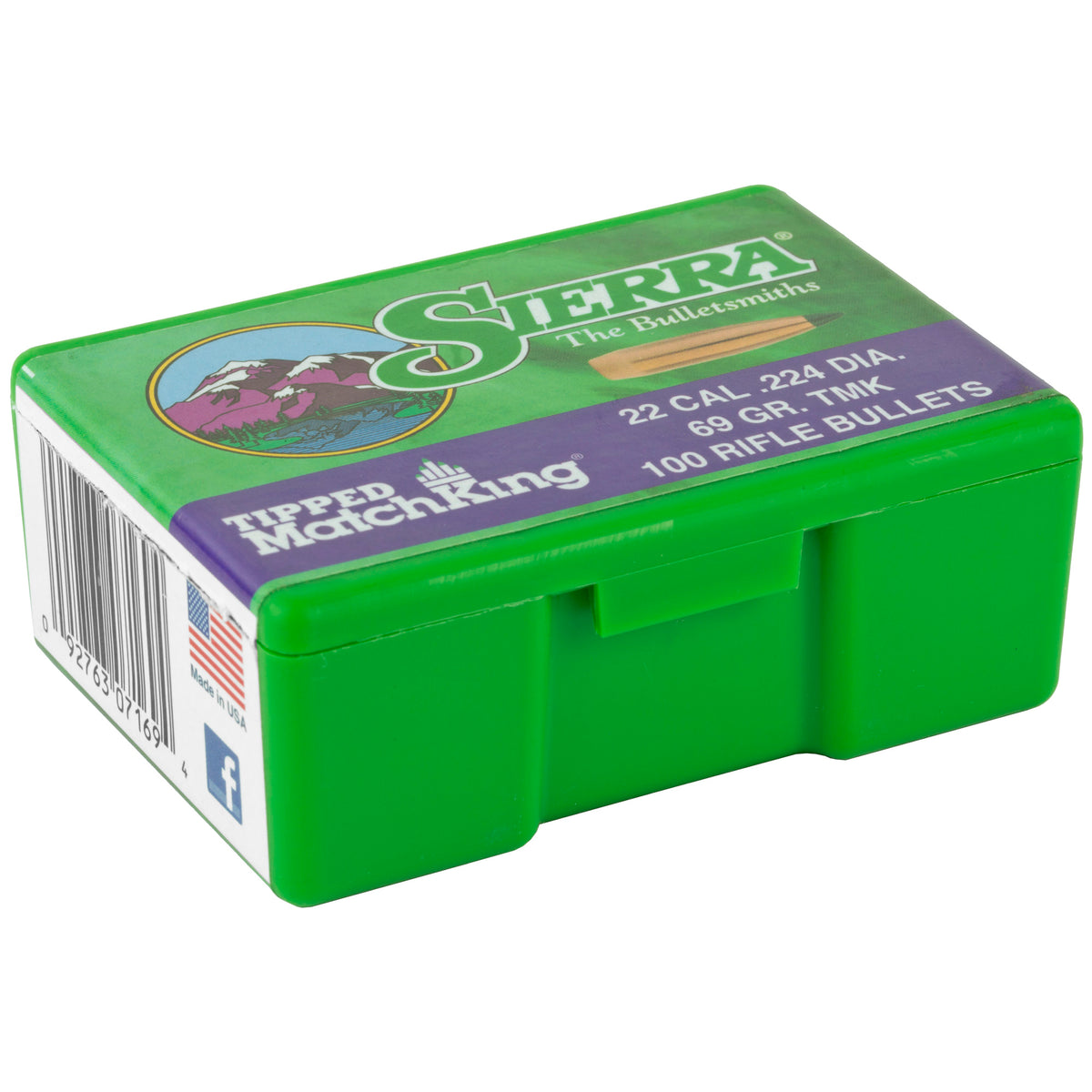 SIERRA TIPPED MK .224 69GR 100CT