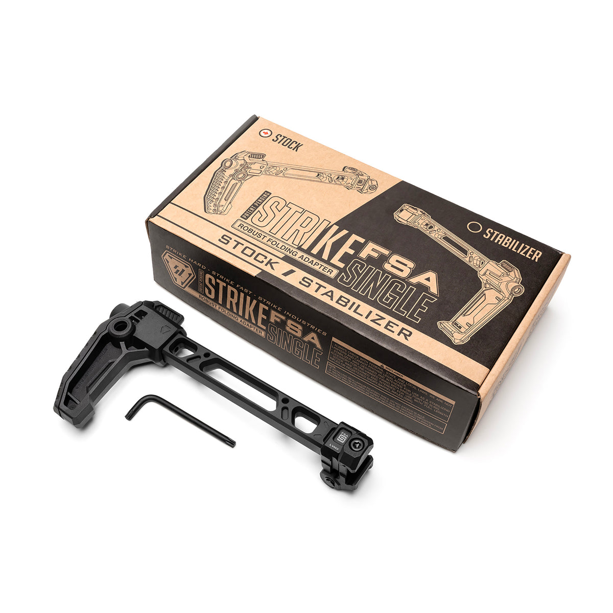 STRIKE FSA S FOLDING STOCK BLACK