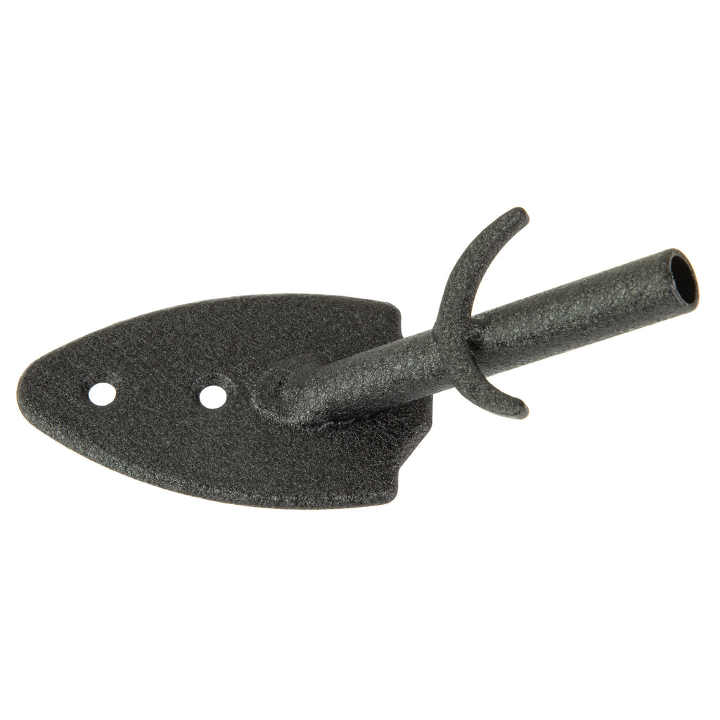 SKULL HOOKER FLUSH WALL MOUNT BLK