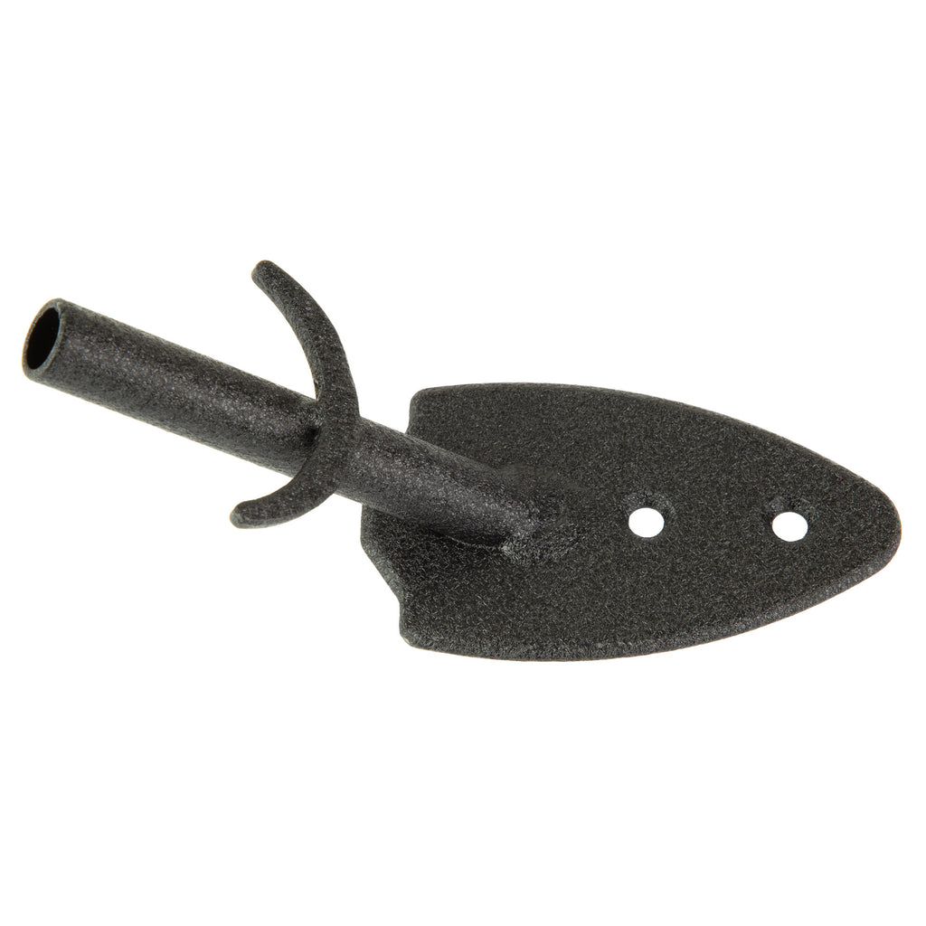 SKULL HOOKER FLUSH WALL MOUNT BLK