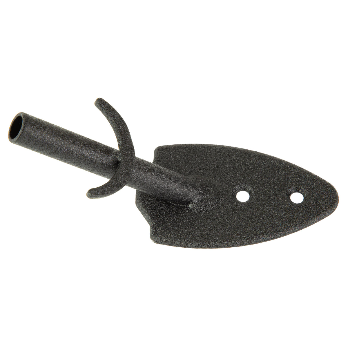 SKULL HOOKER FLUSH WALL MOUNT BLK