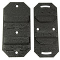 SKULL HOOKER LRG SHLDR FLUSH MNT BLK