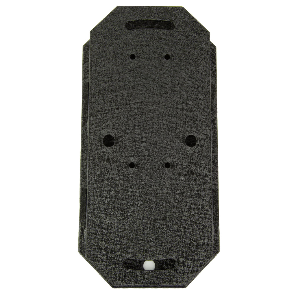 SKULL HOOKER LRG SHLDR FLUSH MNT BLK