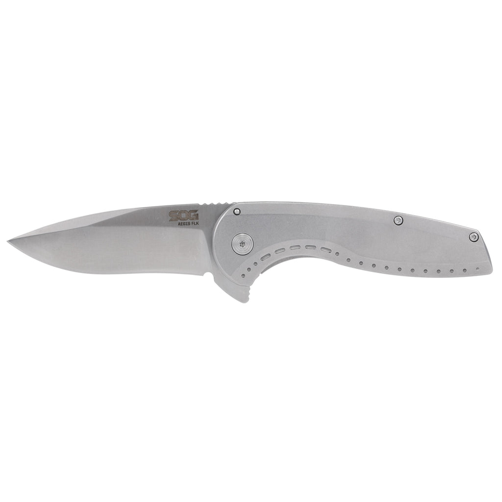 SOG AEGIS FLK 3.25 DROP PT SLV