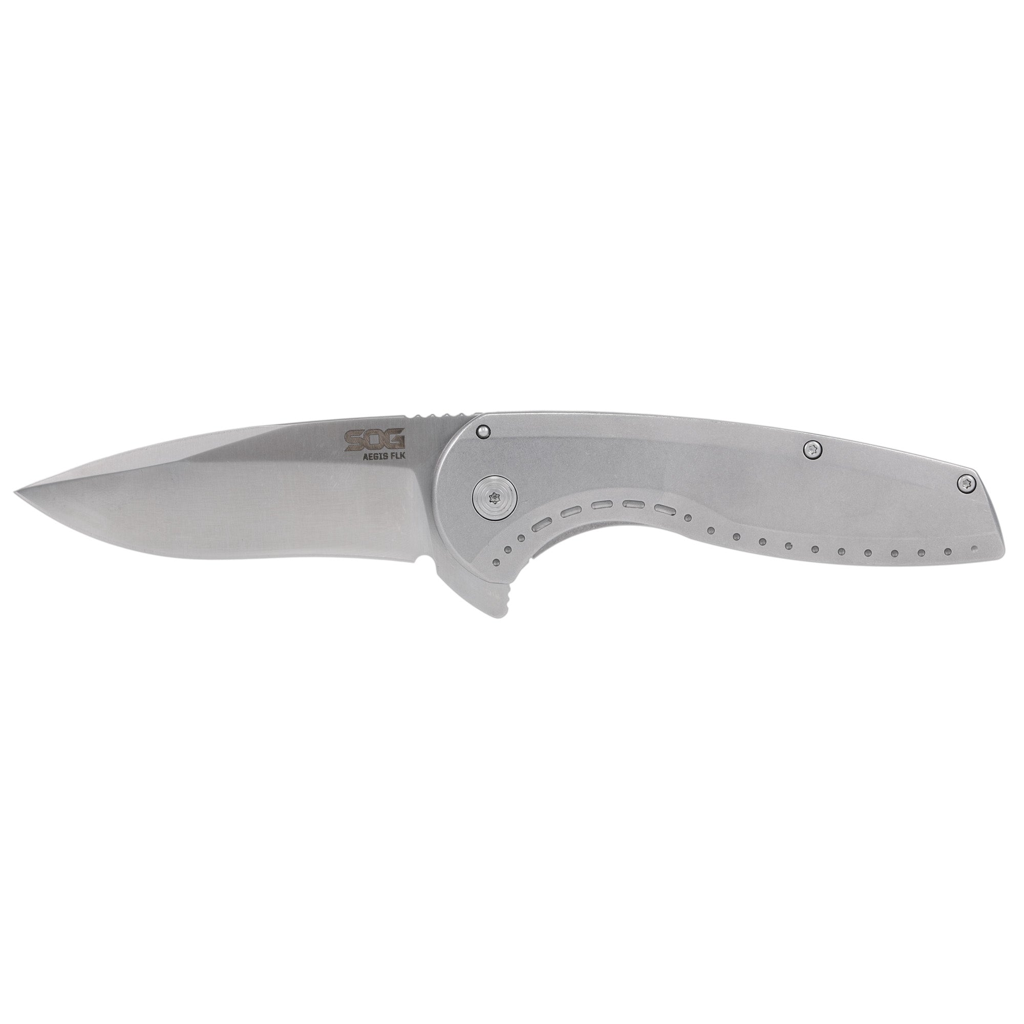SOG AEGIS FLK 3.25 DROP PT SLV