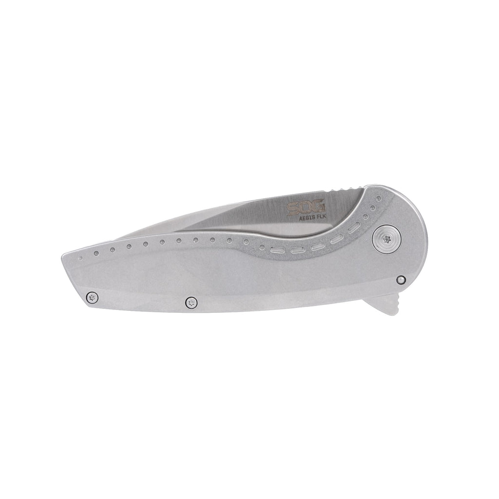SOG AEGIS FLK 3.25 DROP PT SLV