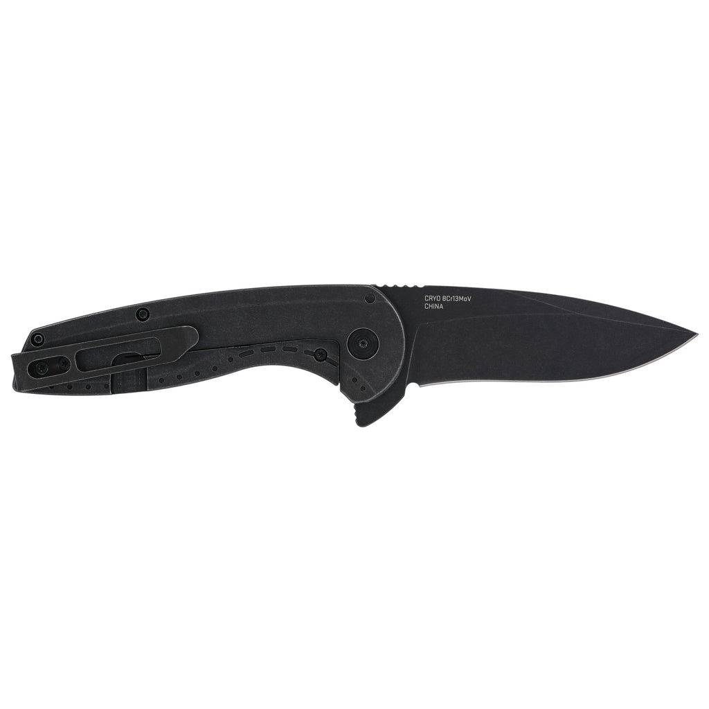 SOG AEGIS FLK 3.25 DROP PT BLK