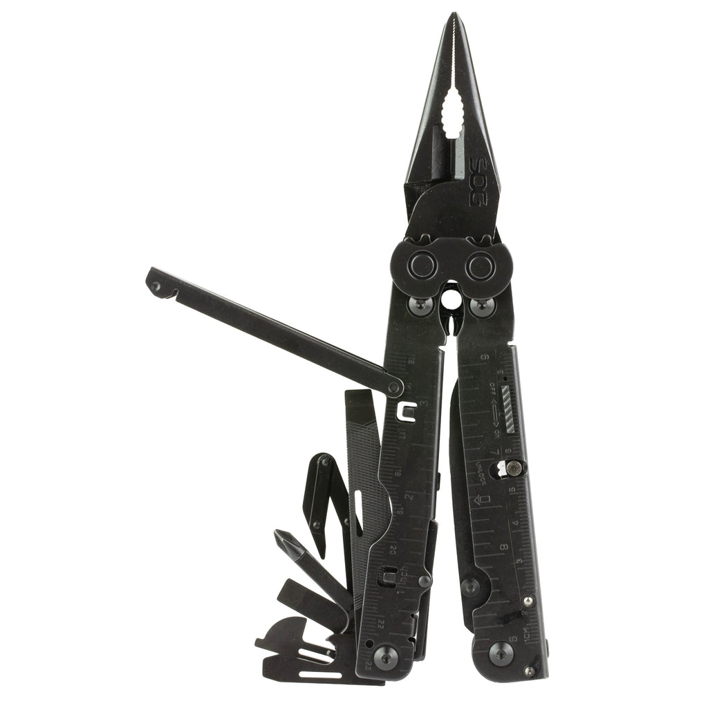 SOG POWERASSIST BLACK W/SHEATH