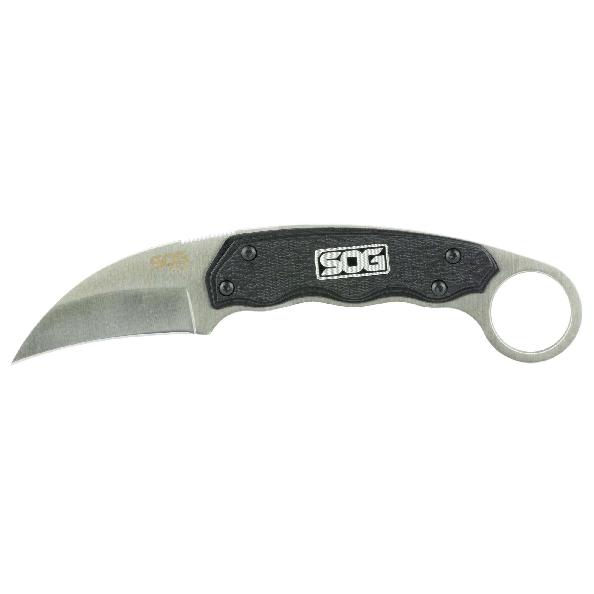 SOG GAMBIT BLACK 2.58 W/SHEATH