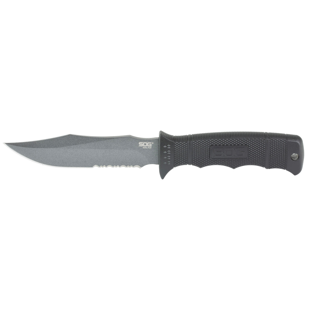SOG SEAL PUP BLCK 4.75 NYLON W/STH