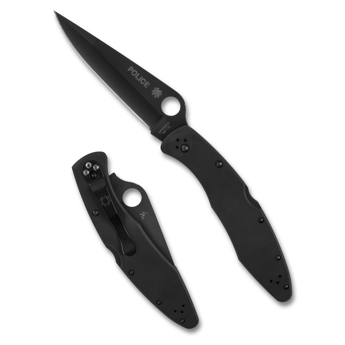 SPYDERCO POLICE SS 4.2 BLK/BLK