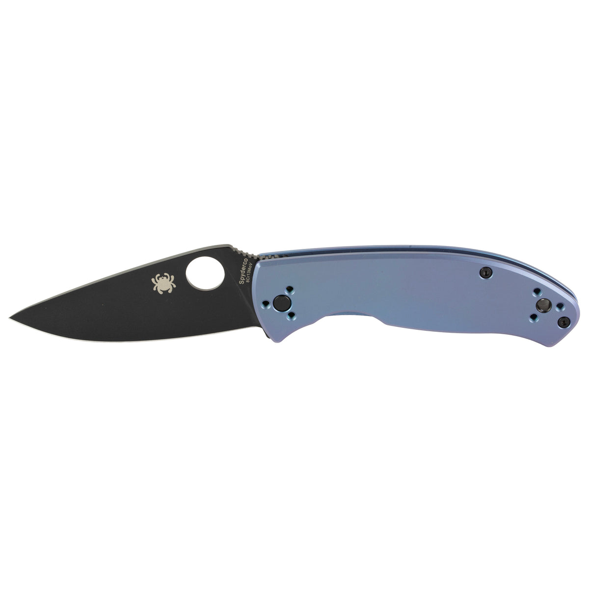SPYDERCO TENACIOUS TI 3.35 BLUE/BLK