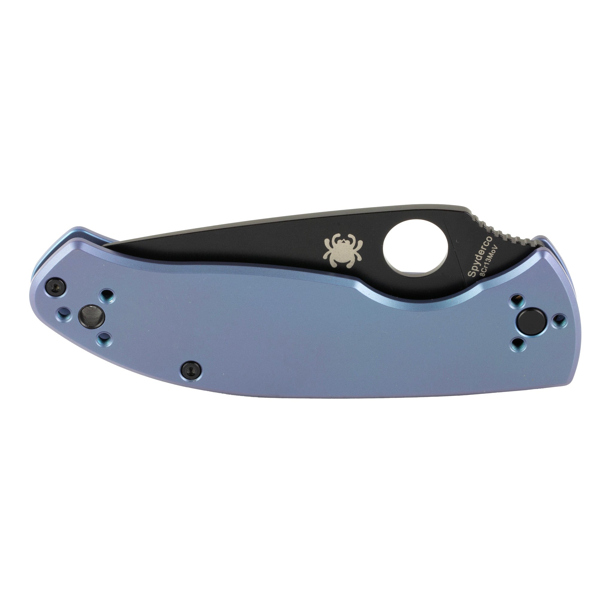 SPYDERCO TENACIOUS TI 3.35 BLUE/BLK