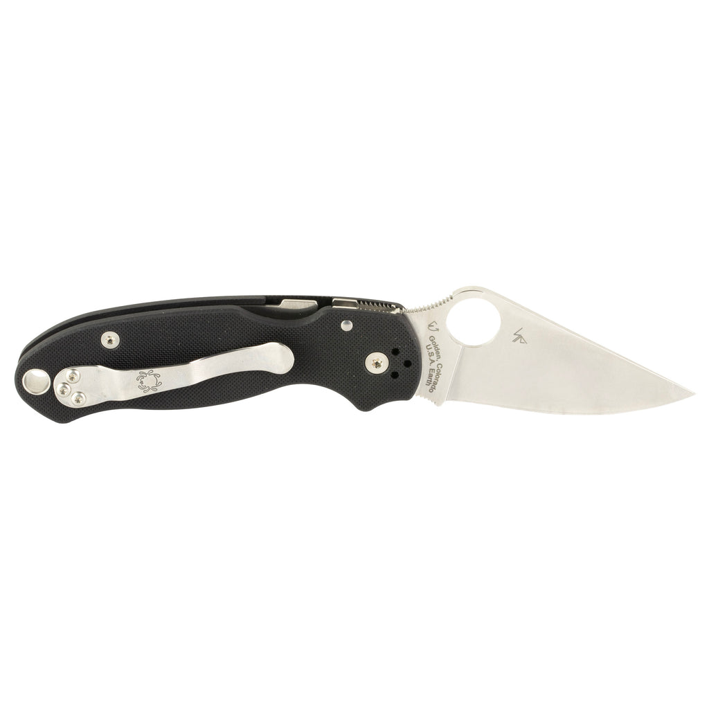 SPYDERCO PARA 3 G10 BLK PLAINEDGE