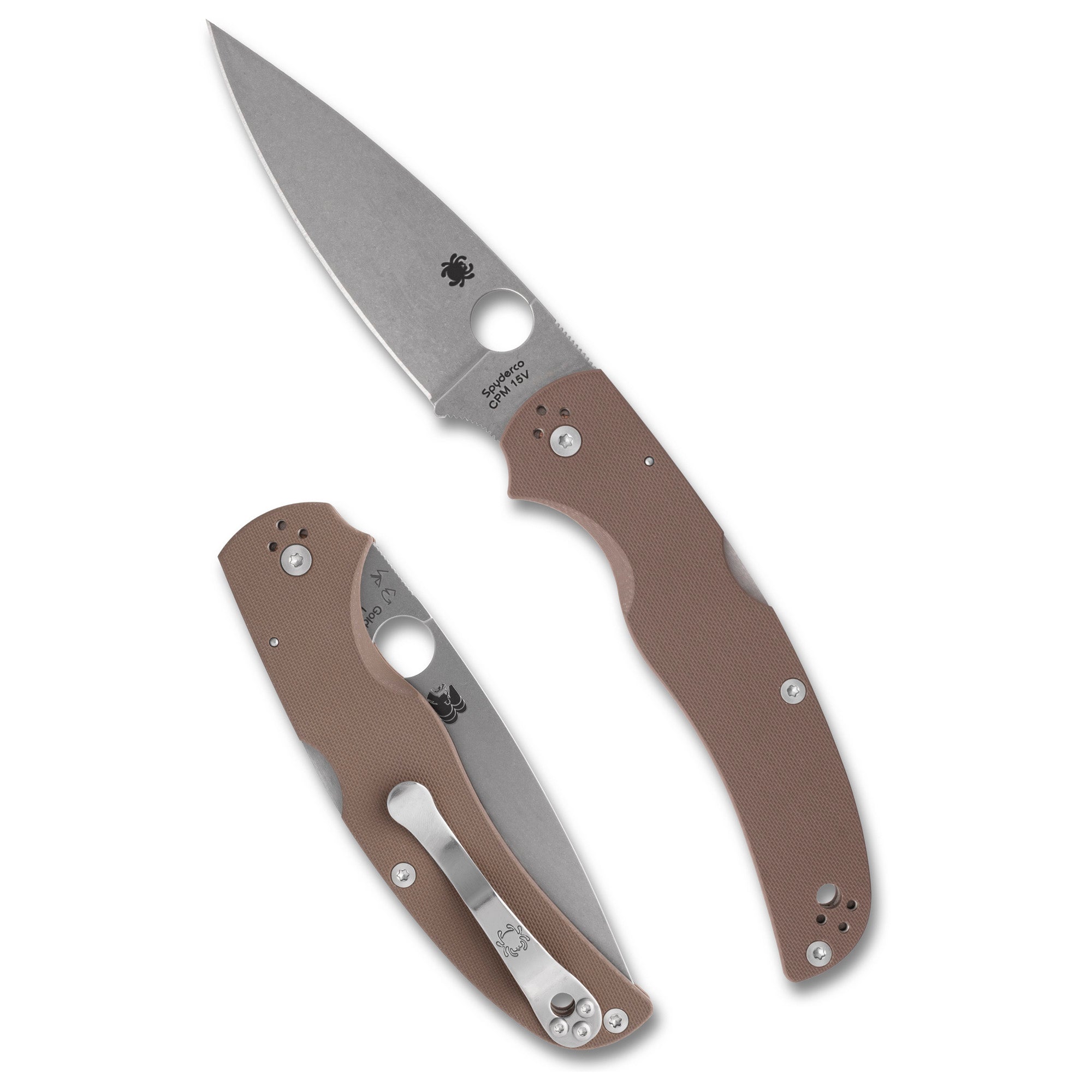 SPYDERCO NATIVE CHIEF 4.08 BRN/SLV