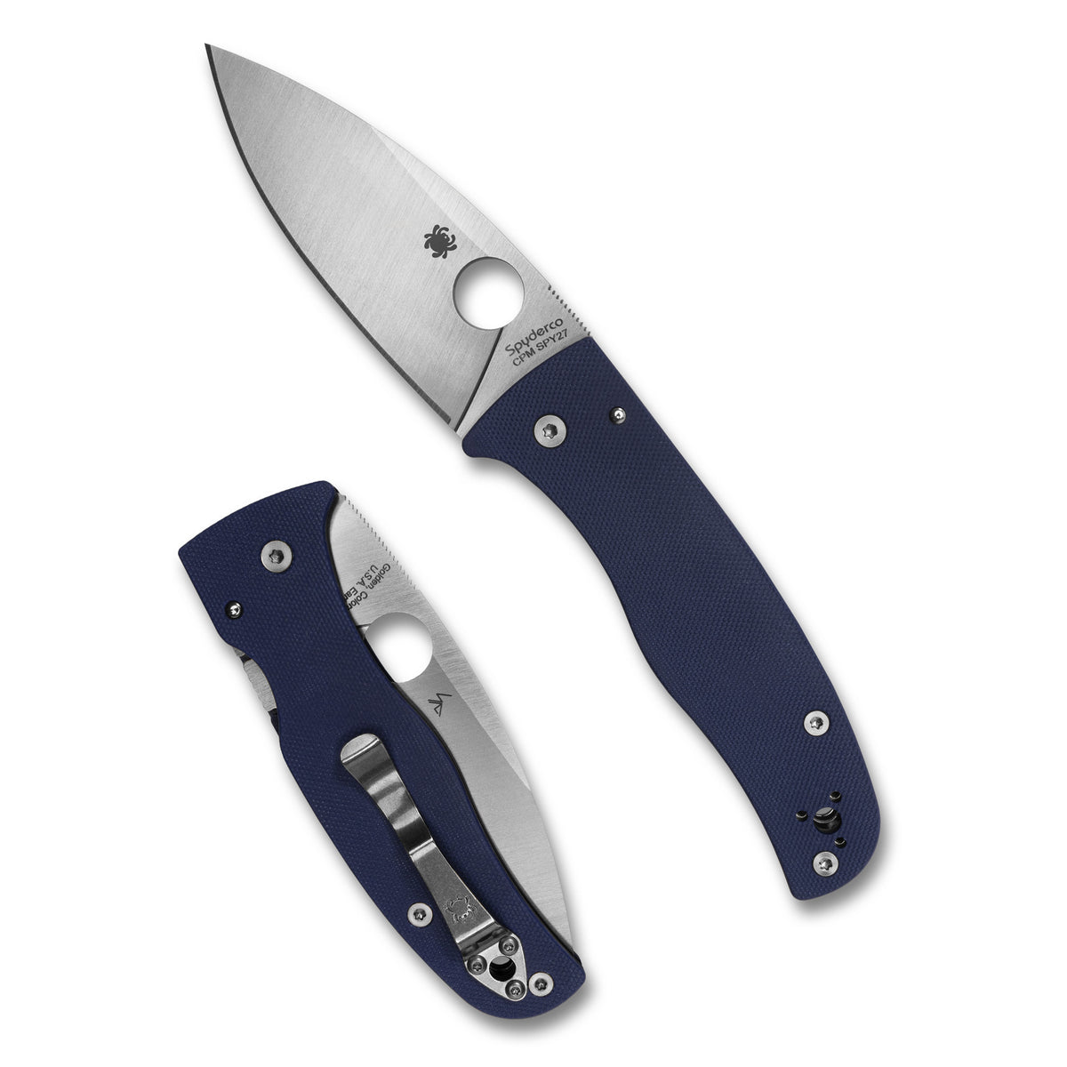 SPYDERCO BODACIOUS G10 CPM 3.63 BLU