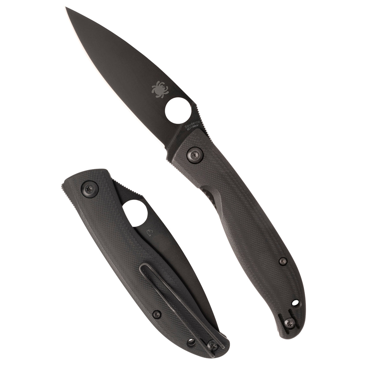SPYDERCO MANTRA 4 G-10 3.34 BLK