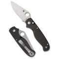 SPYDERCO BUTTONUP CF PE 3.27 BK/SLV