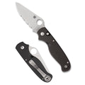 SPYDERCO BUTTONUP CF PS 3.27 BK/SLV