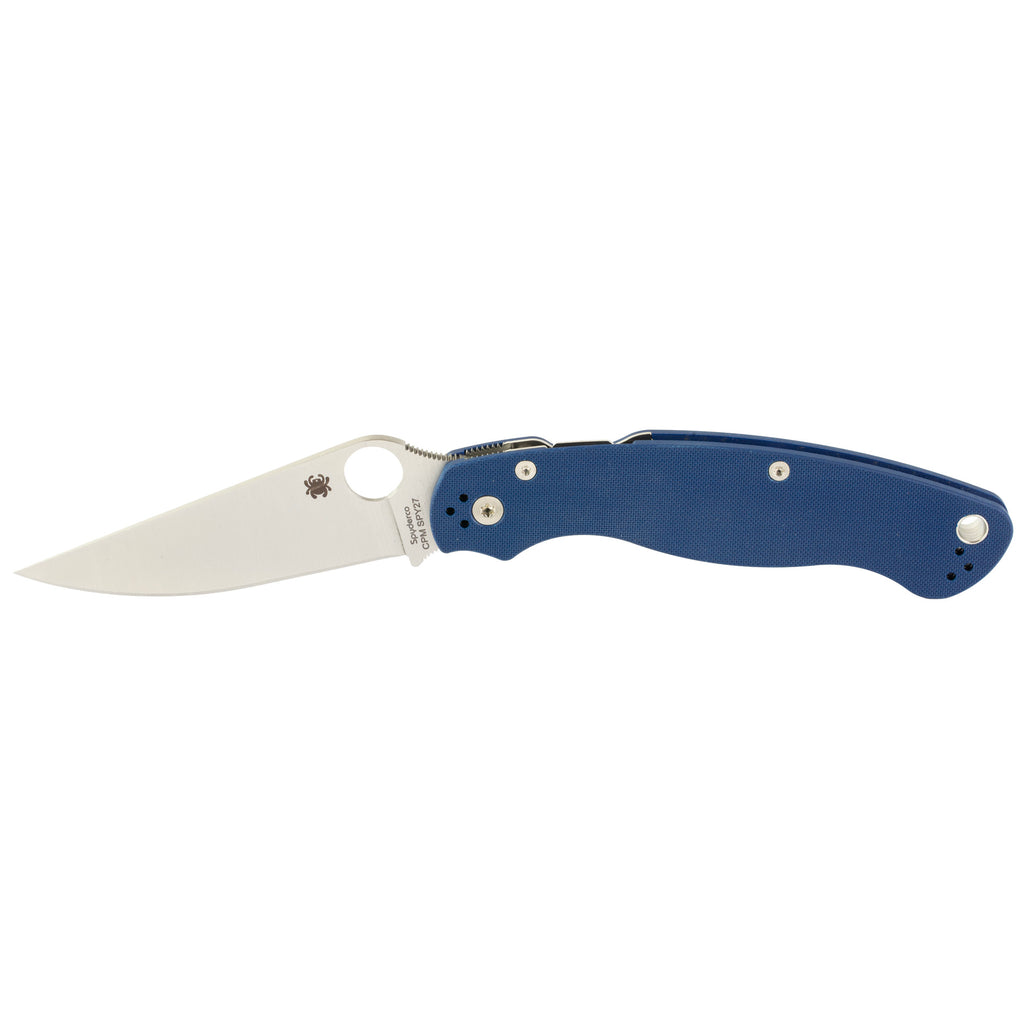 SPYDERCO MILITARY 2 G-10 4 BLUE