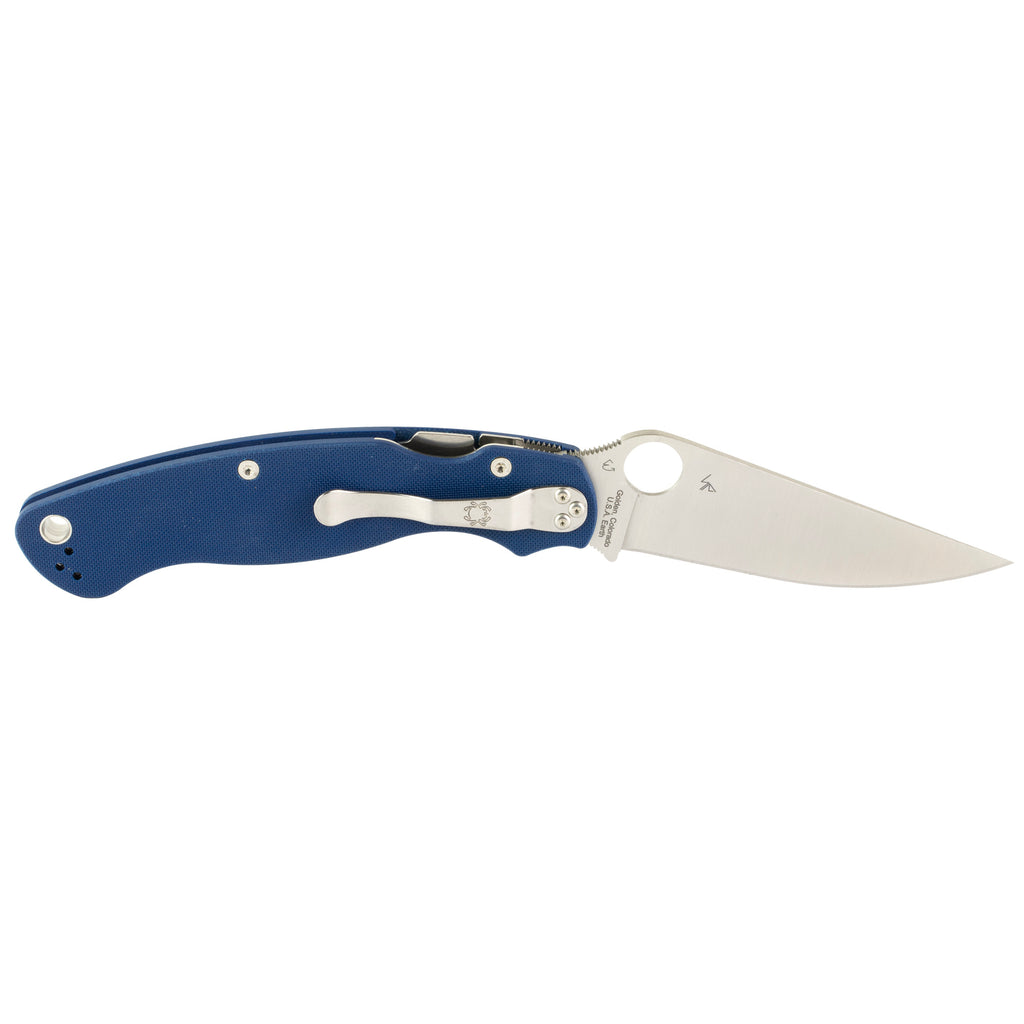 SPYDERCO MILITARY 2 G-10 4 BLUE