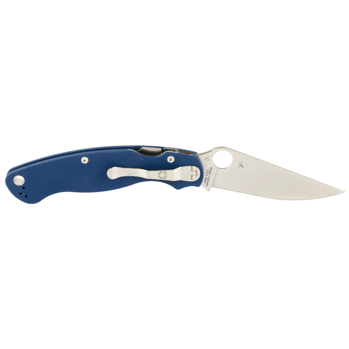 SPYDERCO MILITARY 2 G-10 4 BLUE