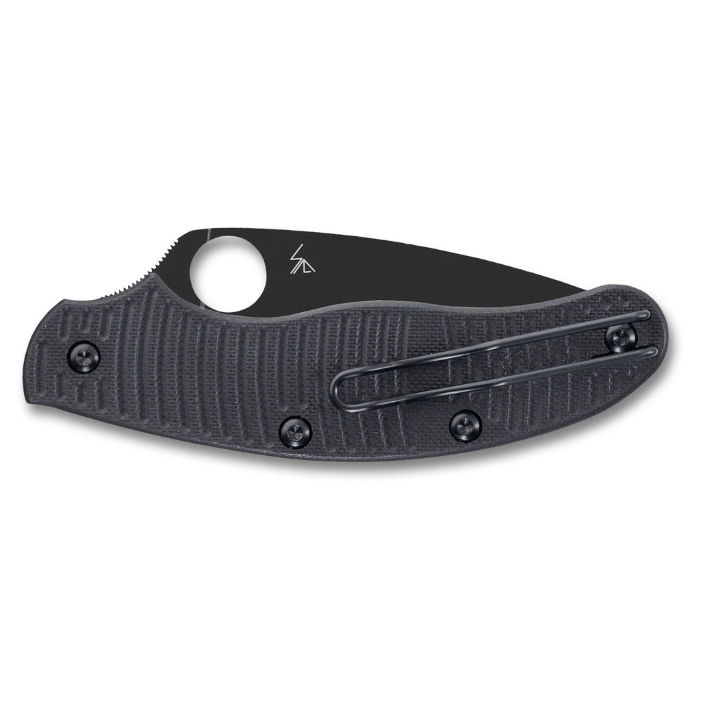 SPYDERCO UK PENKNIFE SALT BLK 2.95