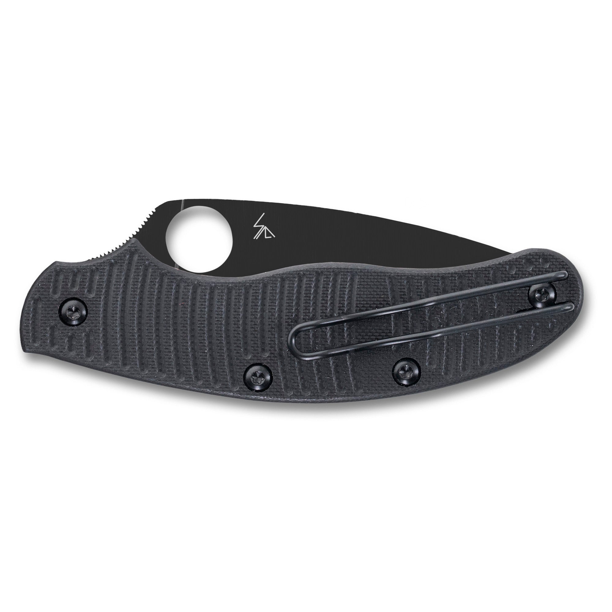 SPYDERCO UK PENKNIFE SALT BLK 2.95