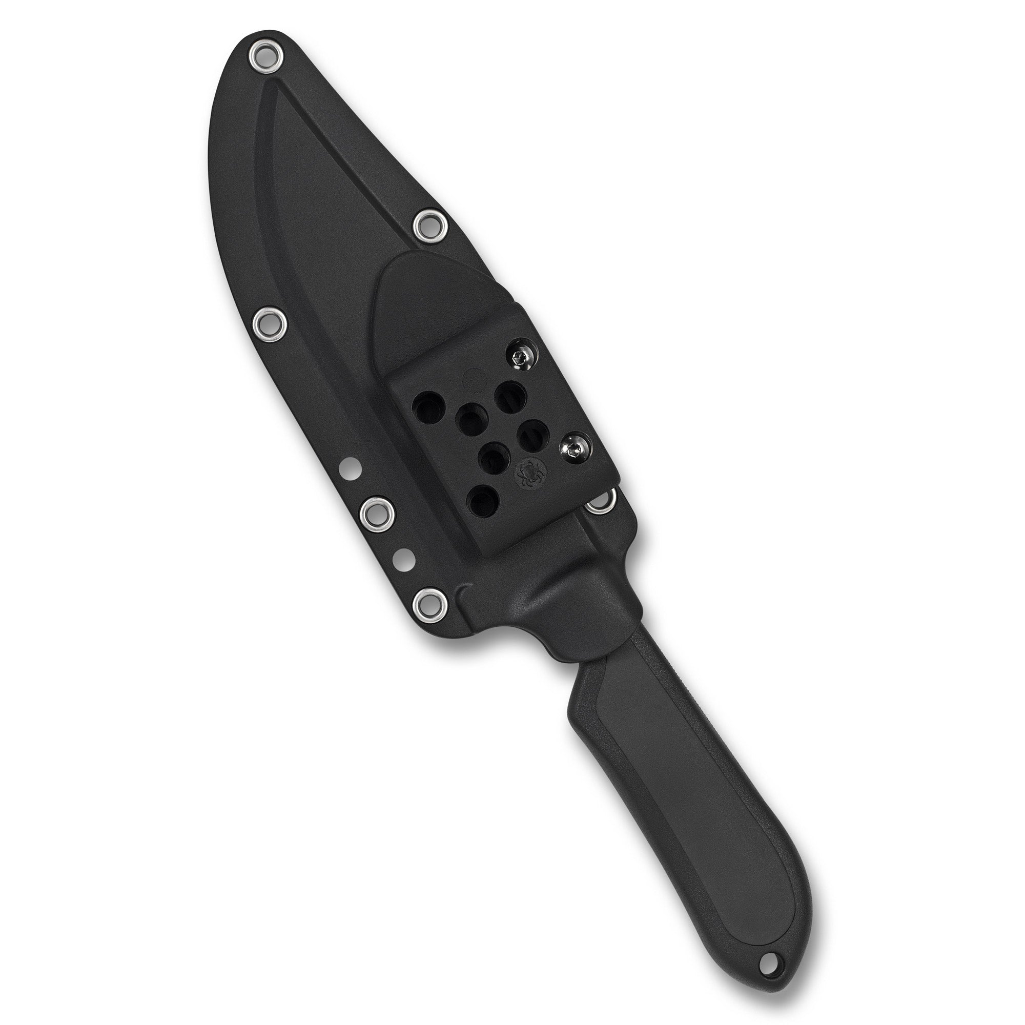 SPYDERCO STREET BOWIE BLK W/SHEATH
