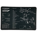 TEKMAT PISTOL MAT FOR GLOCK 17 BLK