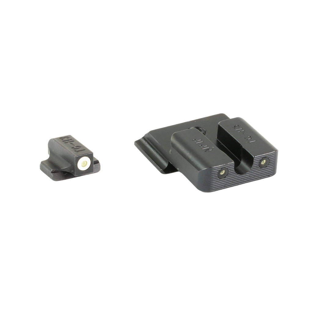 TRUGLO TRIT PRO FOR S&W M&P SET WHT