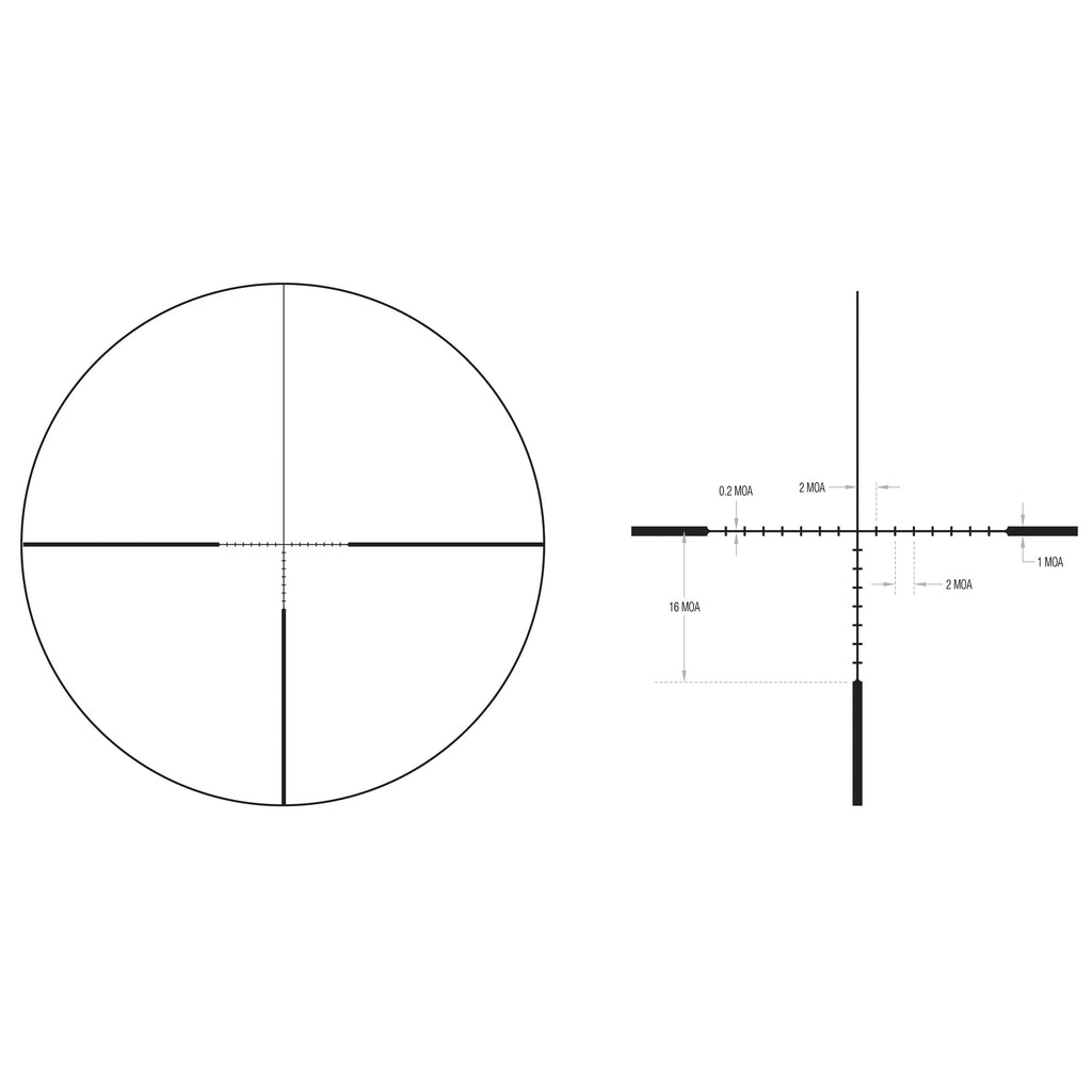 TRIJICON ASCENT 3-12X40 BDC TARGET
