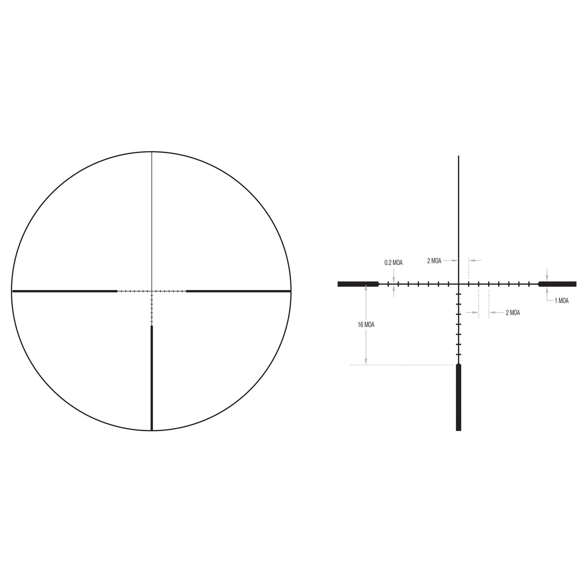 TRIJICON ASCENT 3-12X40 BDC TARGET
