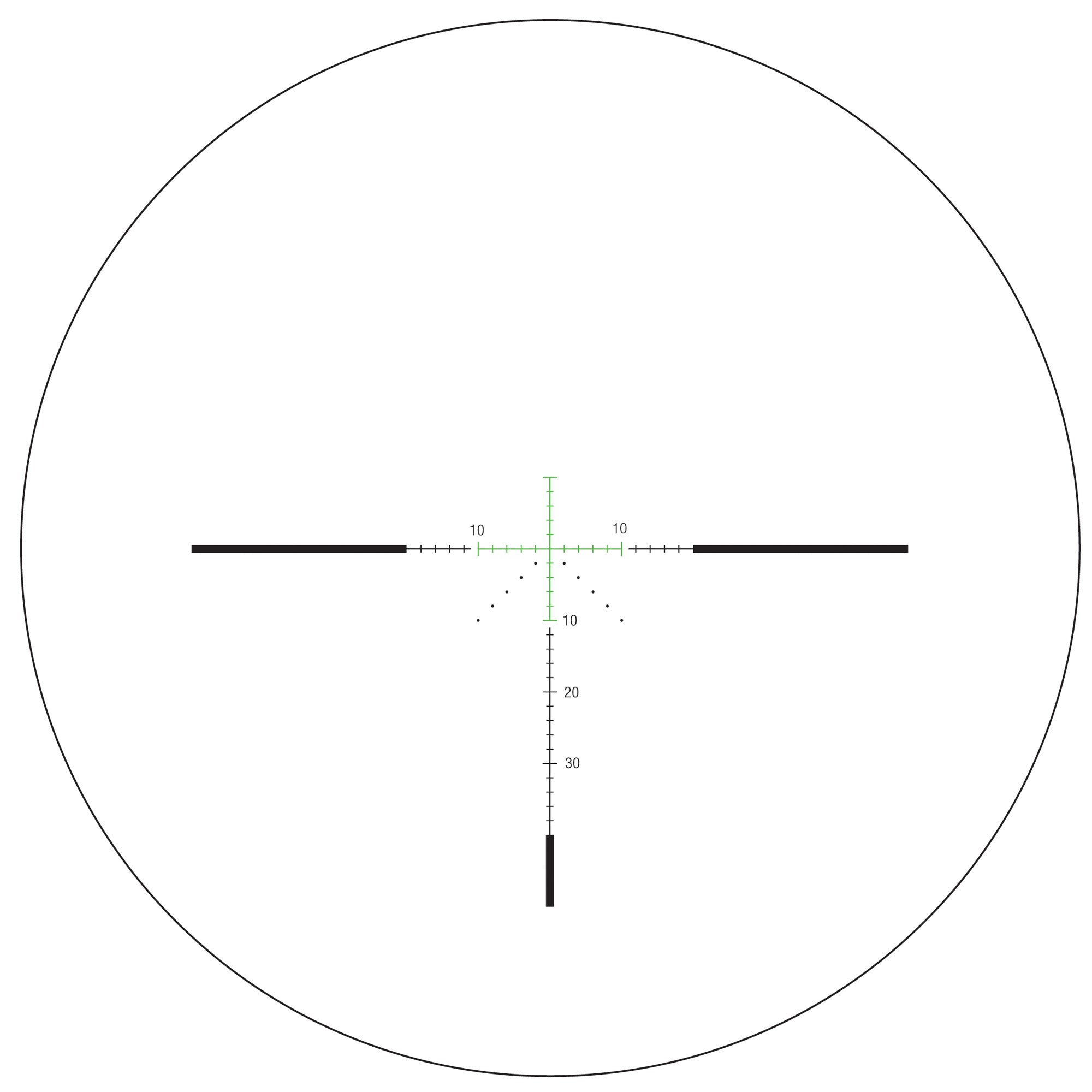TRIJICON CREDO 3-9X40 SFP MOA GREEN