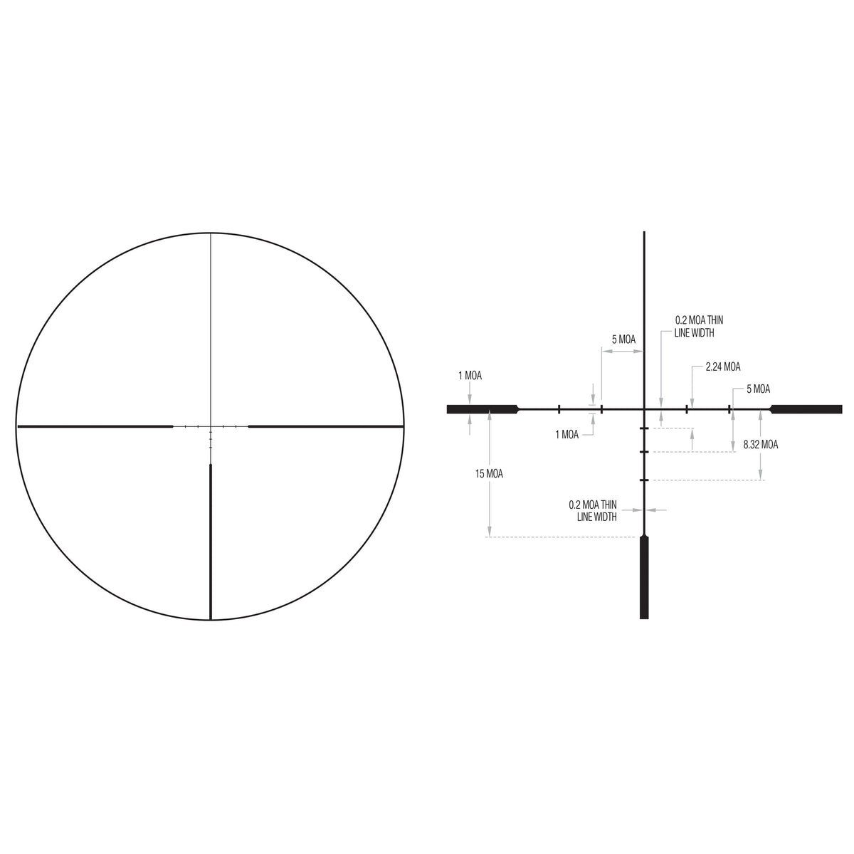 TRIJICON HURON 2.5-10X40 BDC HUNTERS