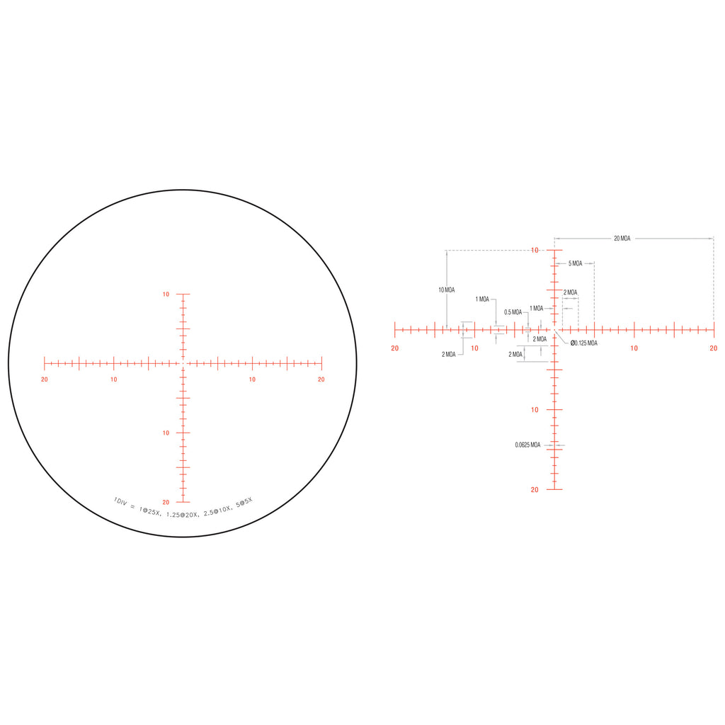 TRIJICON TENMILE HX 5-25X50 SFP MOA