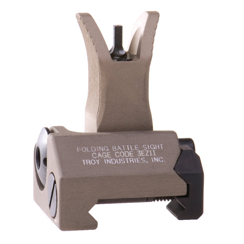 TROY Folding M4 Front Battle Sight FDE