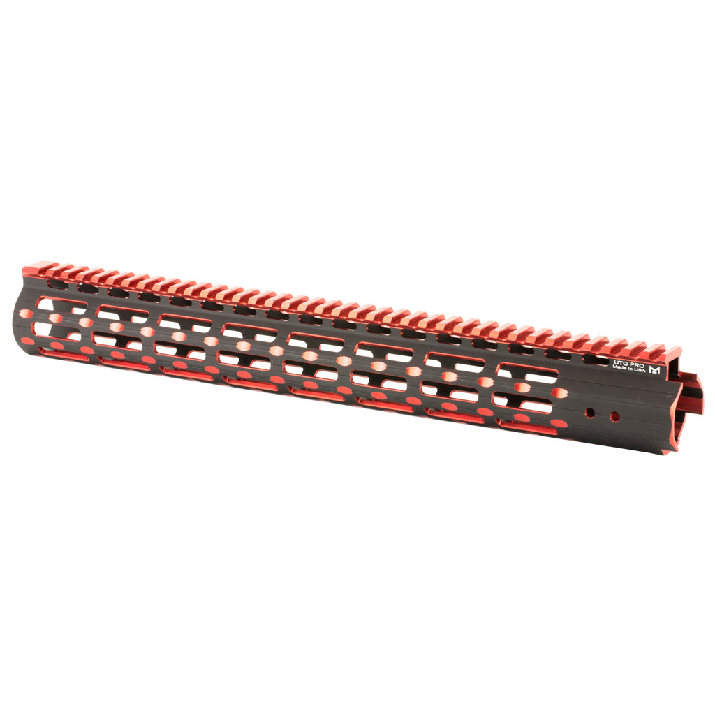 UTG PRO M-LOK 15SSLM 2TN RL BLK/RD