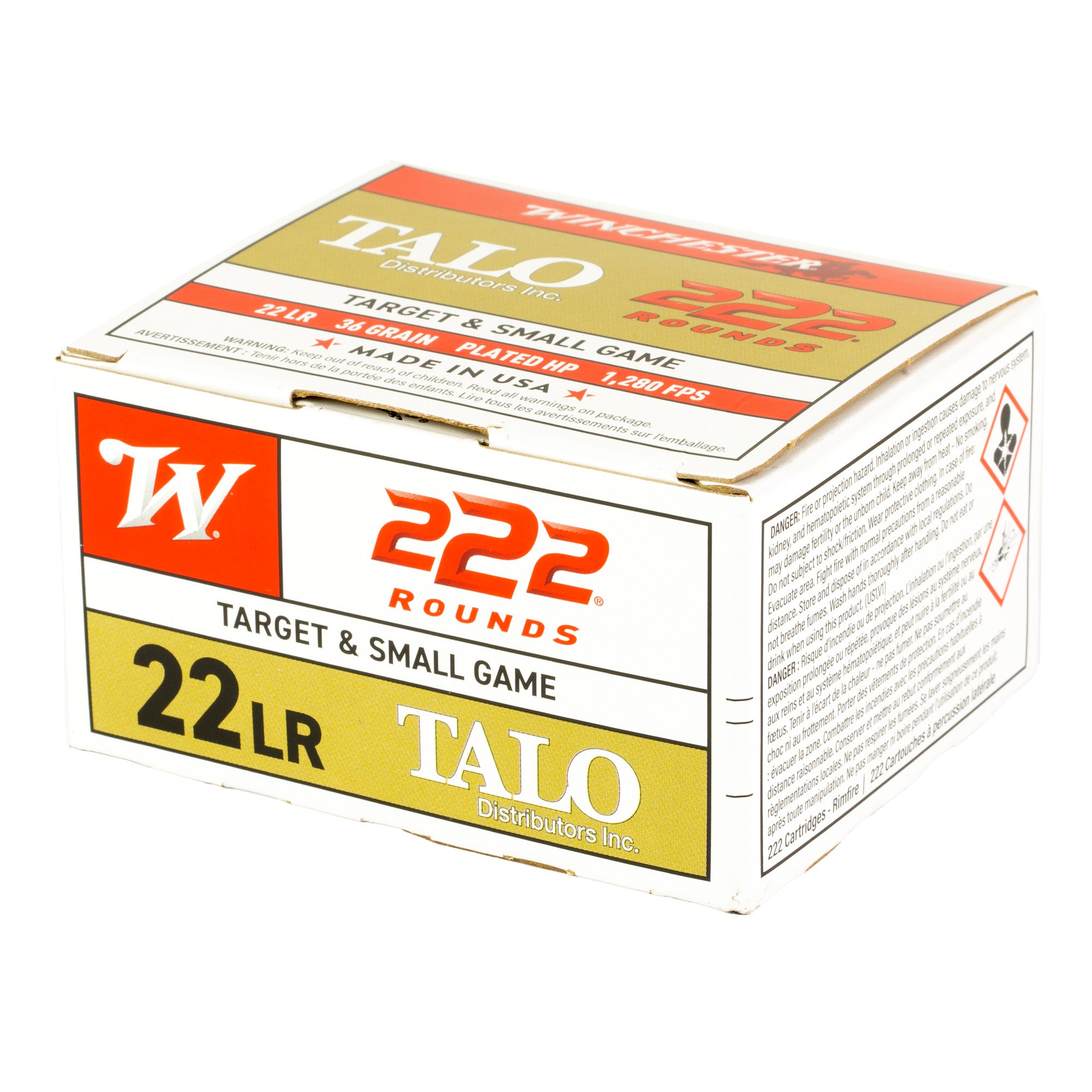 WIN TALO 22LR 36GR PHP 222/2220