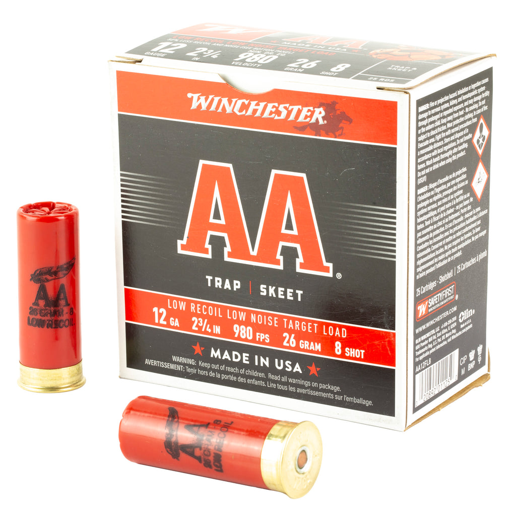 WIN AA 12GA 2.75 #8 25/250