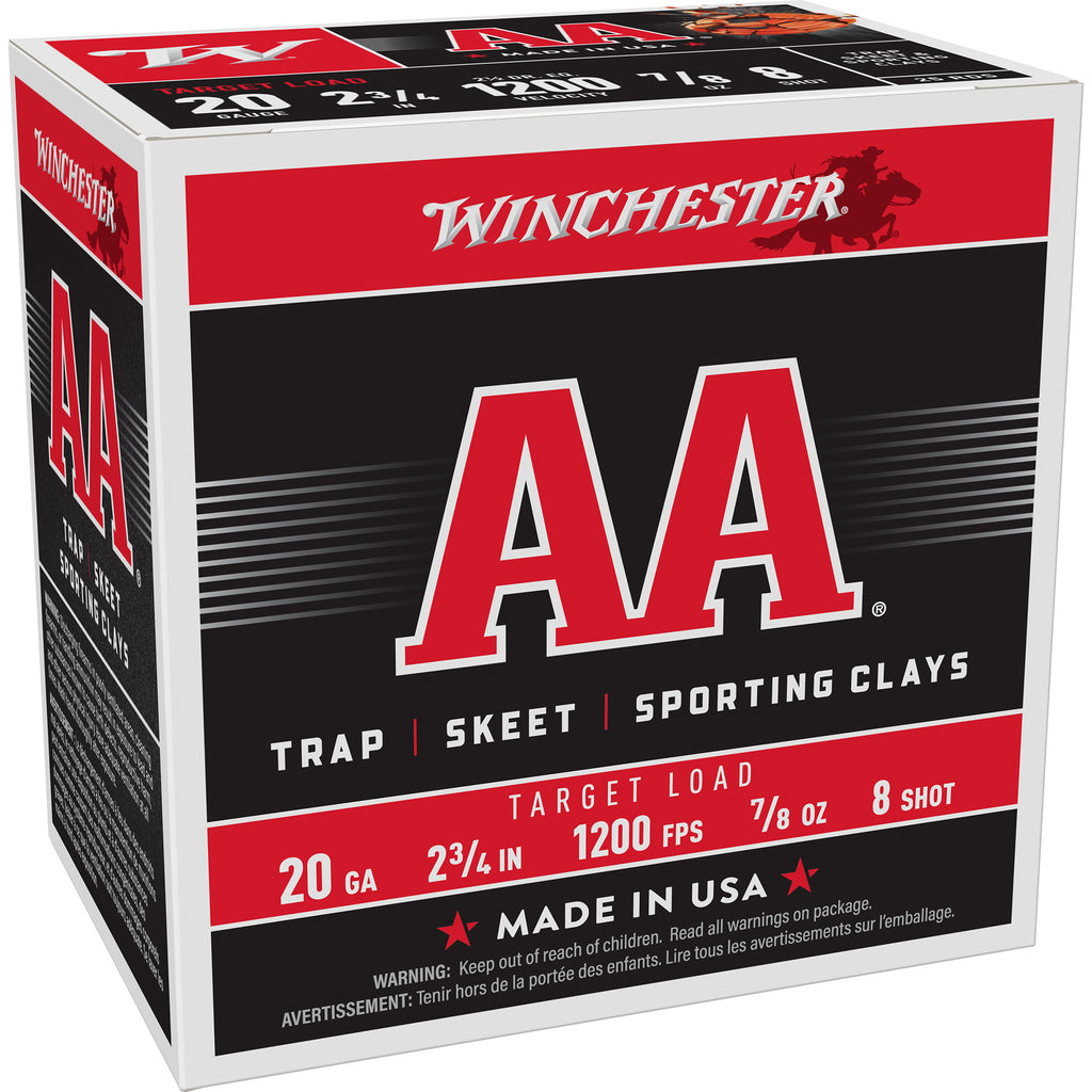 WIN AA 20GA 2.75 #8 25/250