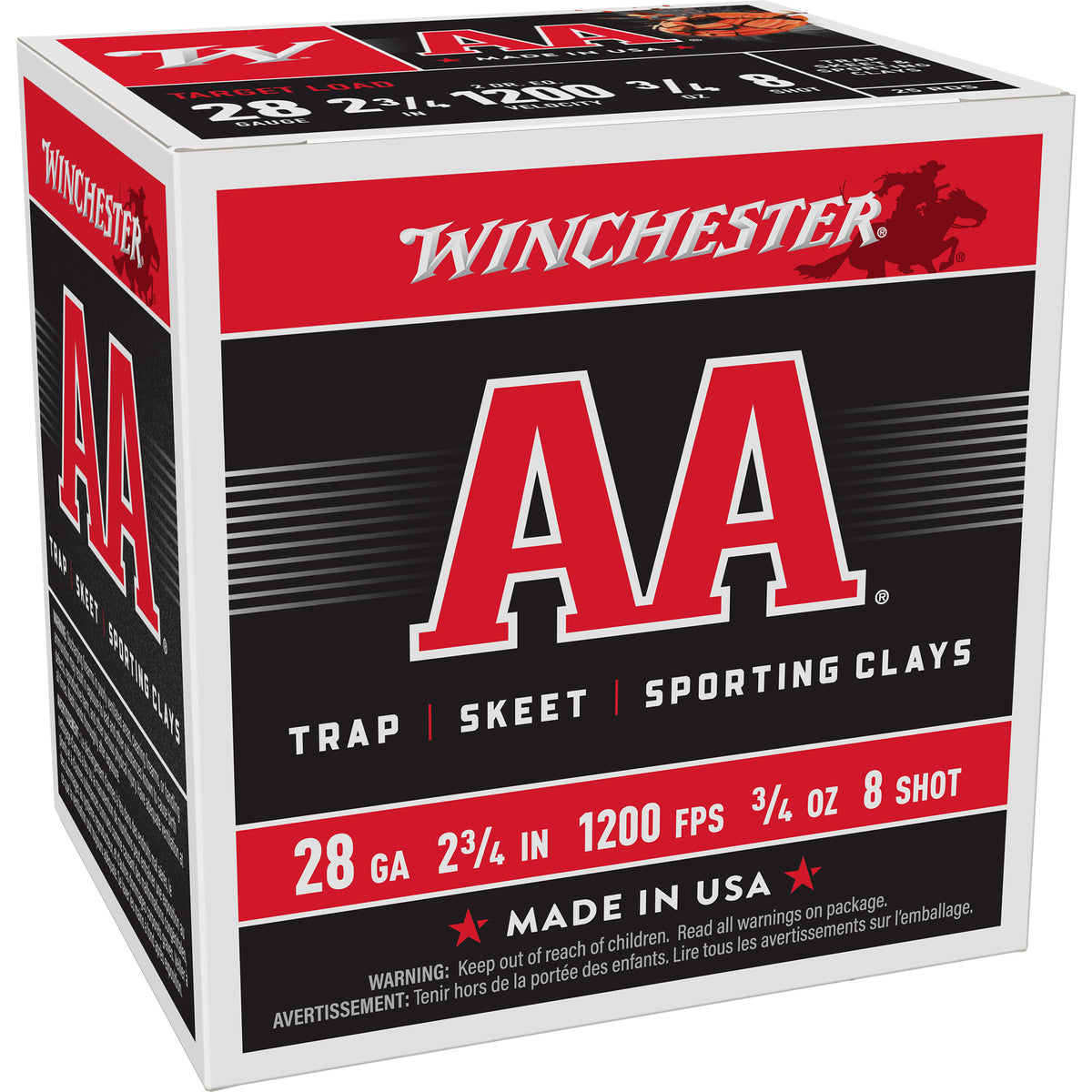 WIN AA TRGT 28GA 2-3/4 #8 25/250