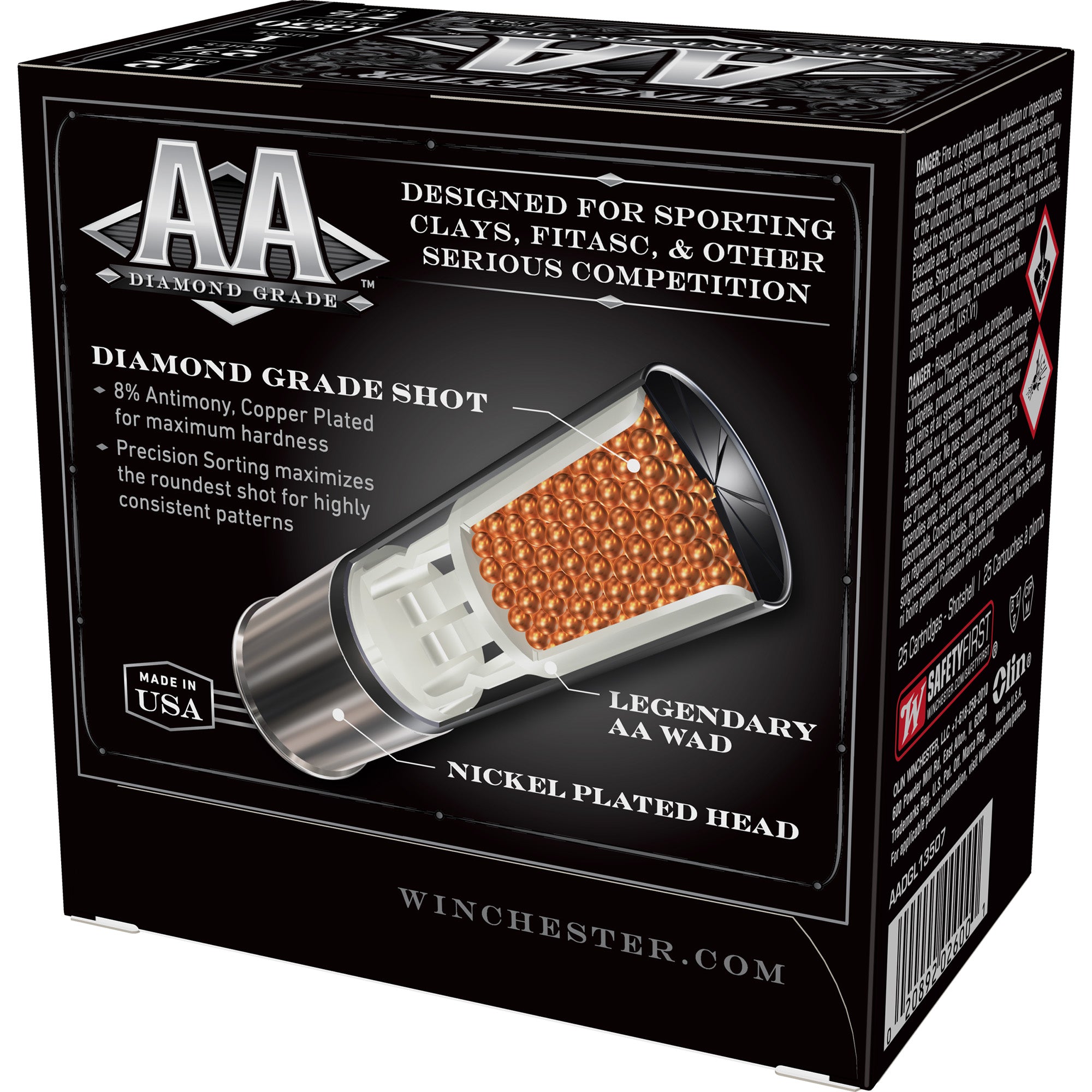 WIN AA DG 12GA 2.75 #7.5 1OZ 25/250