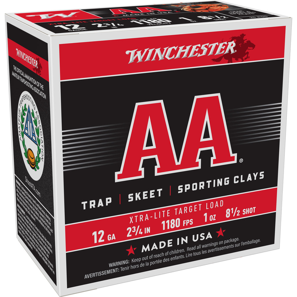 WIN AA EX-LIGHT 12GA 2.75 #8 25/250