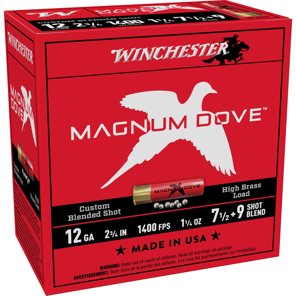 WIN MGNM DOVE 12GA 2.75 #7.5 25/250