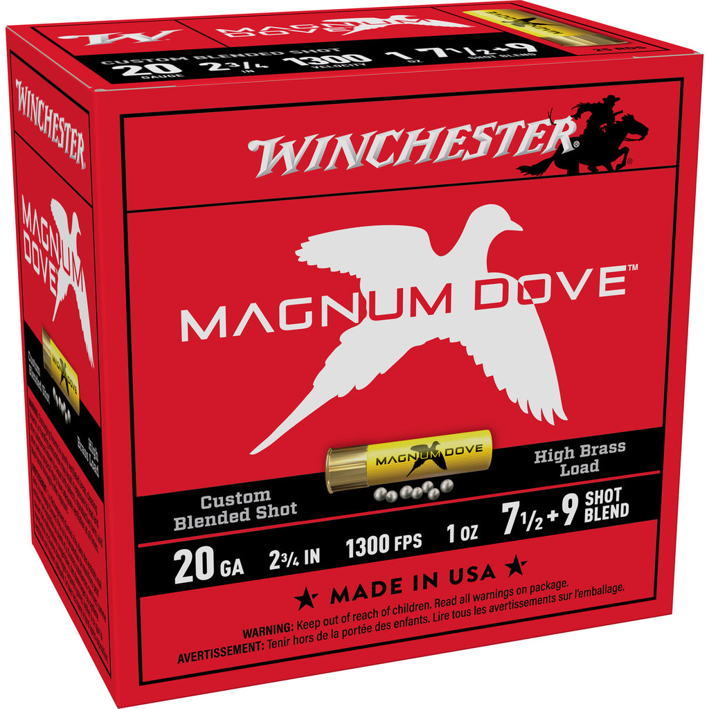 WIN MGNM DOVE 20GA 2.75 #7.5 25/250