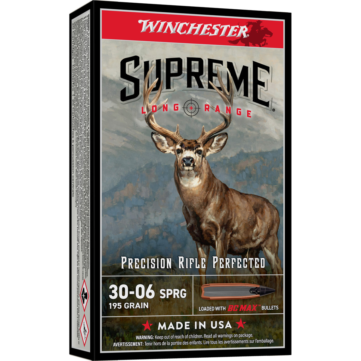WIN SUP LR 30-06 SPRG 195GR 20/200