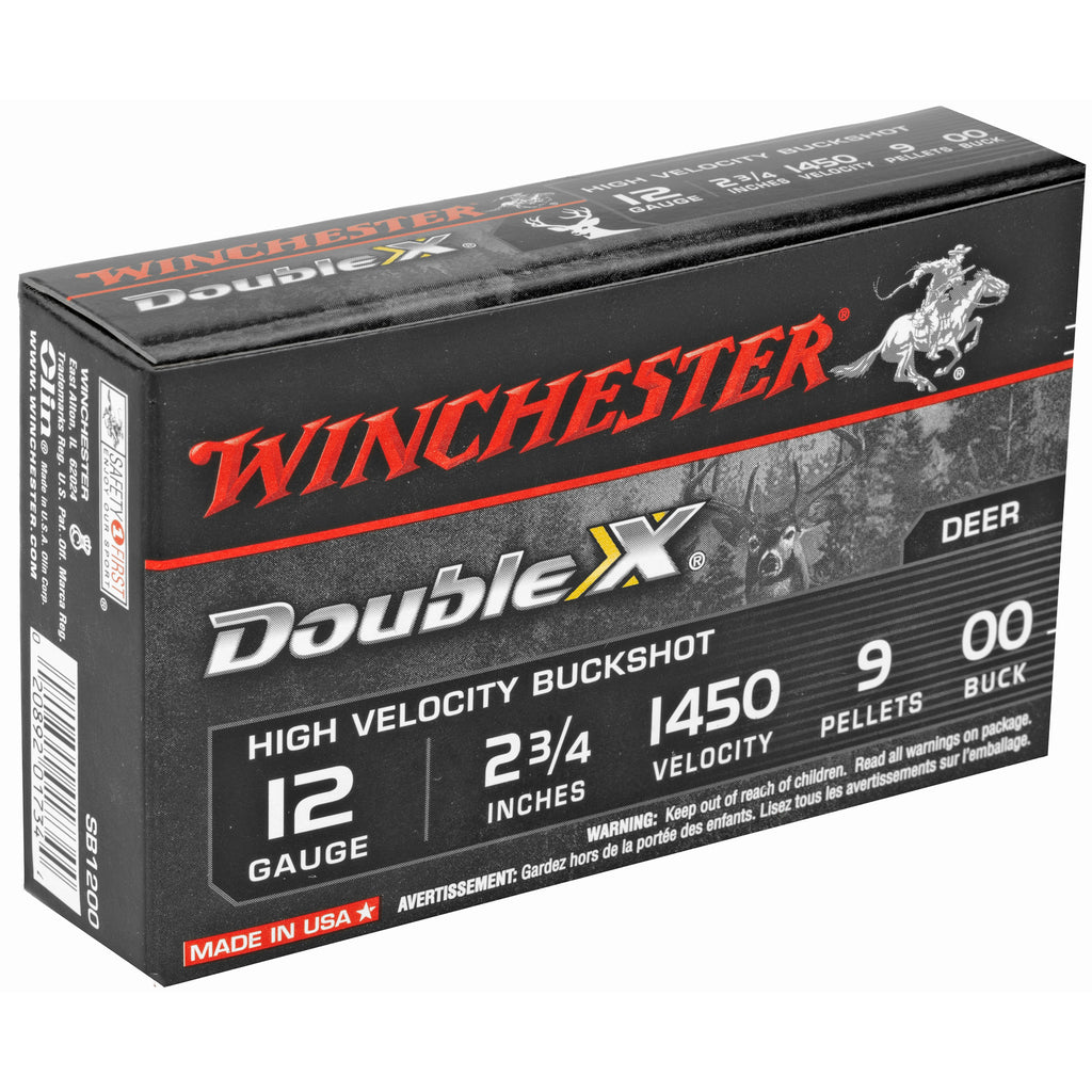 WIN DBL X HV 12GA 2.75 00BK 9P 5/