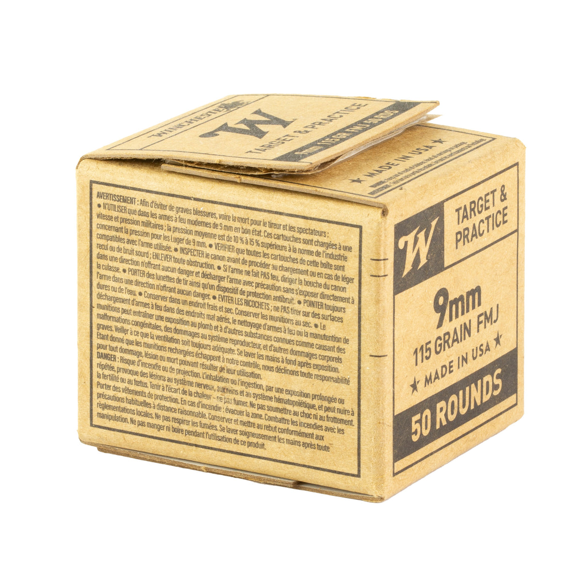 WIN USA 9MM 115GR FMJ 50/1000